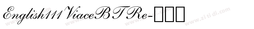 English111ViaceBT Re字体转换